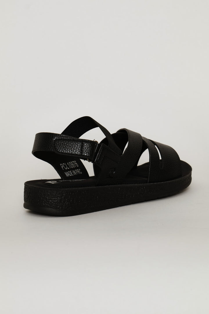Multistrap Sandal - Black