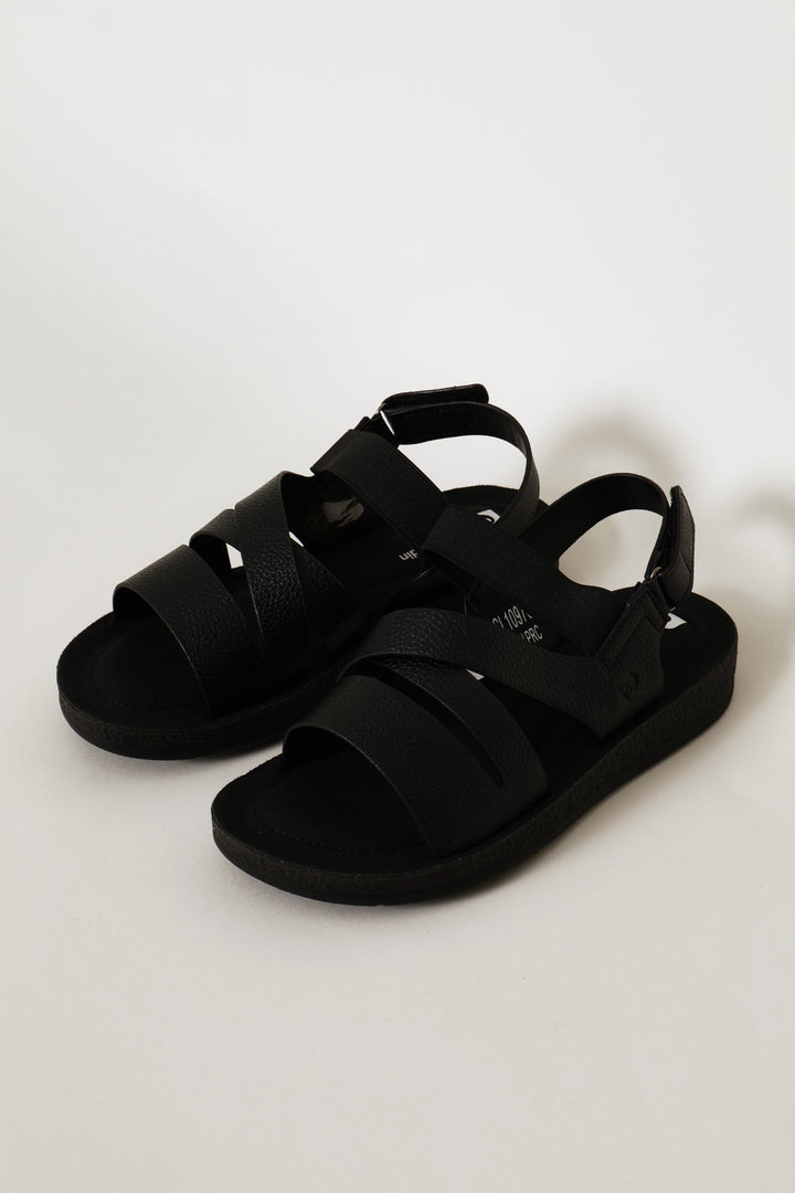 Multistrap Sandal - Black