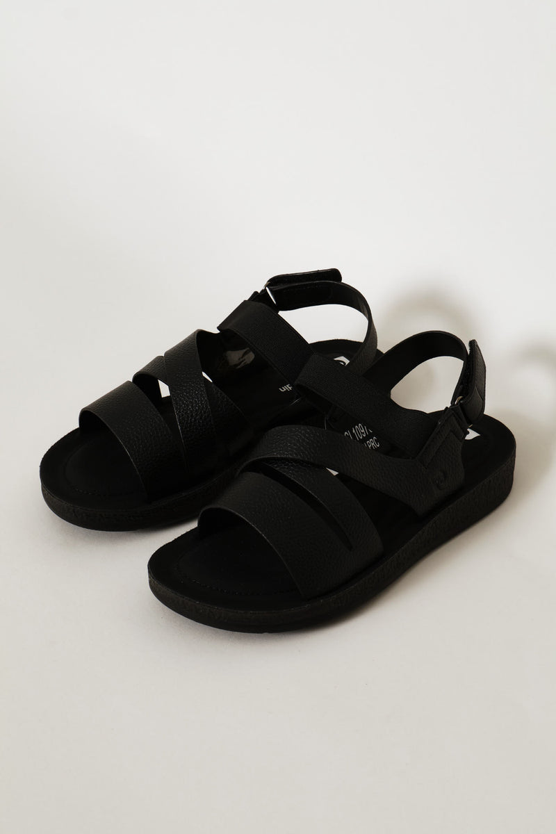 Multistrap Sandal - Black
