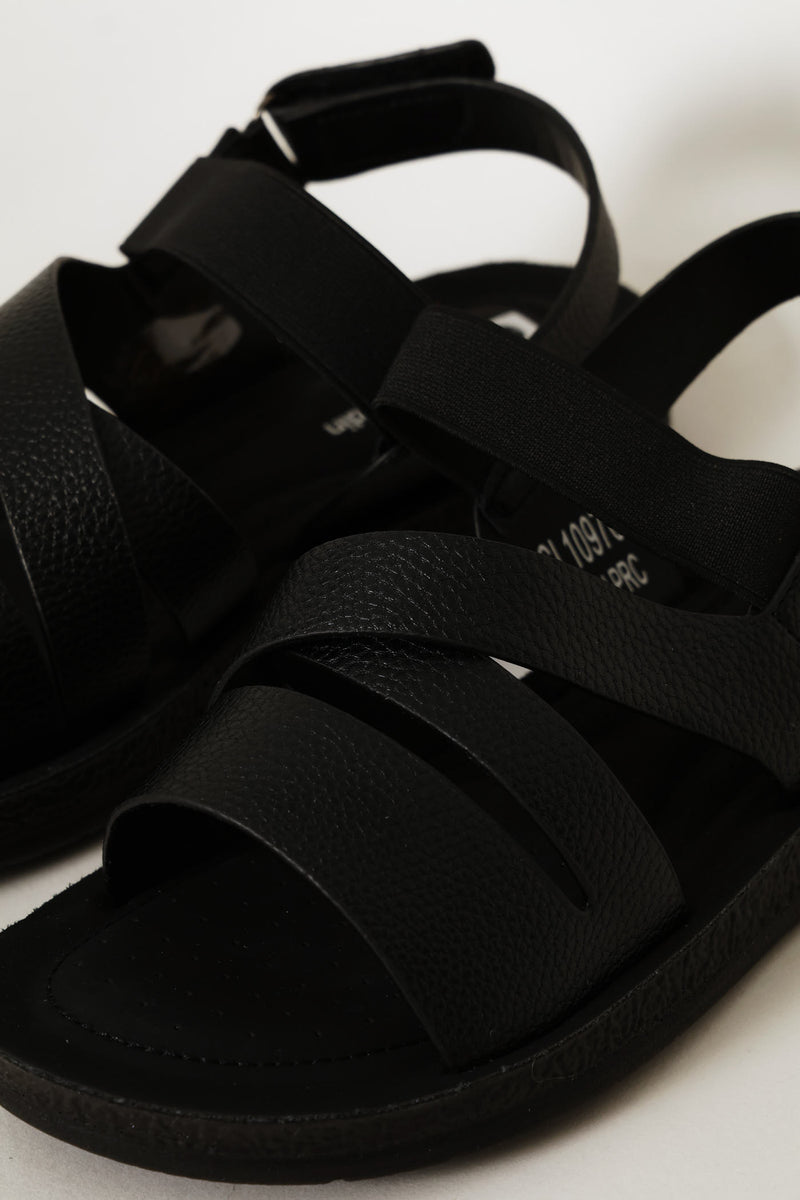 Multistrap Sandal - Black