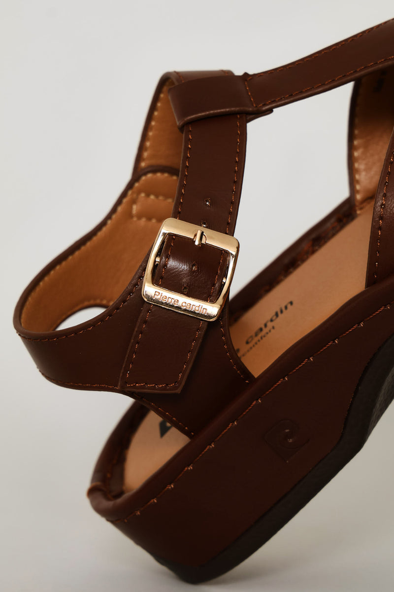 Caged Sandal - Chocolate