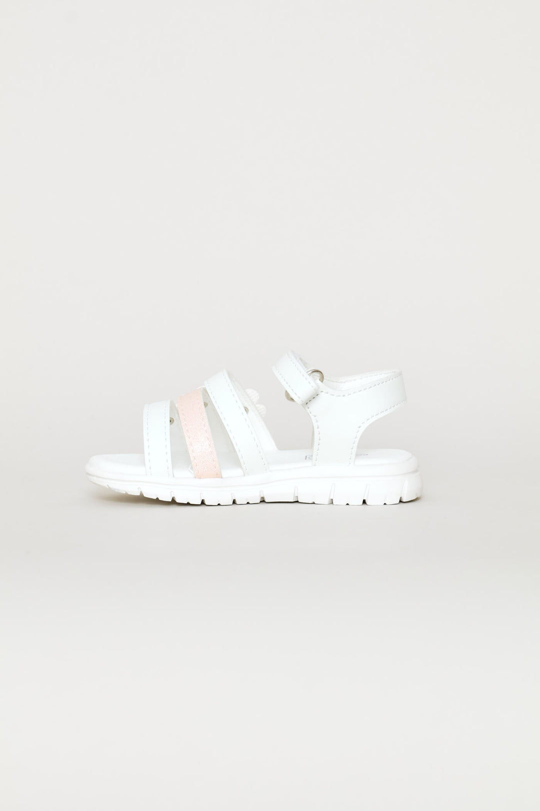 Pre-Girls Comfort Sandal - White/Pink