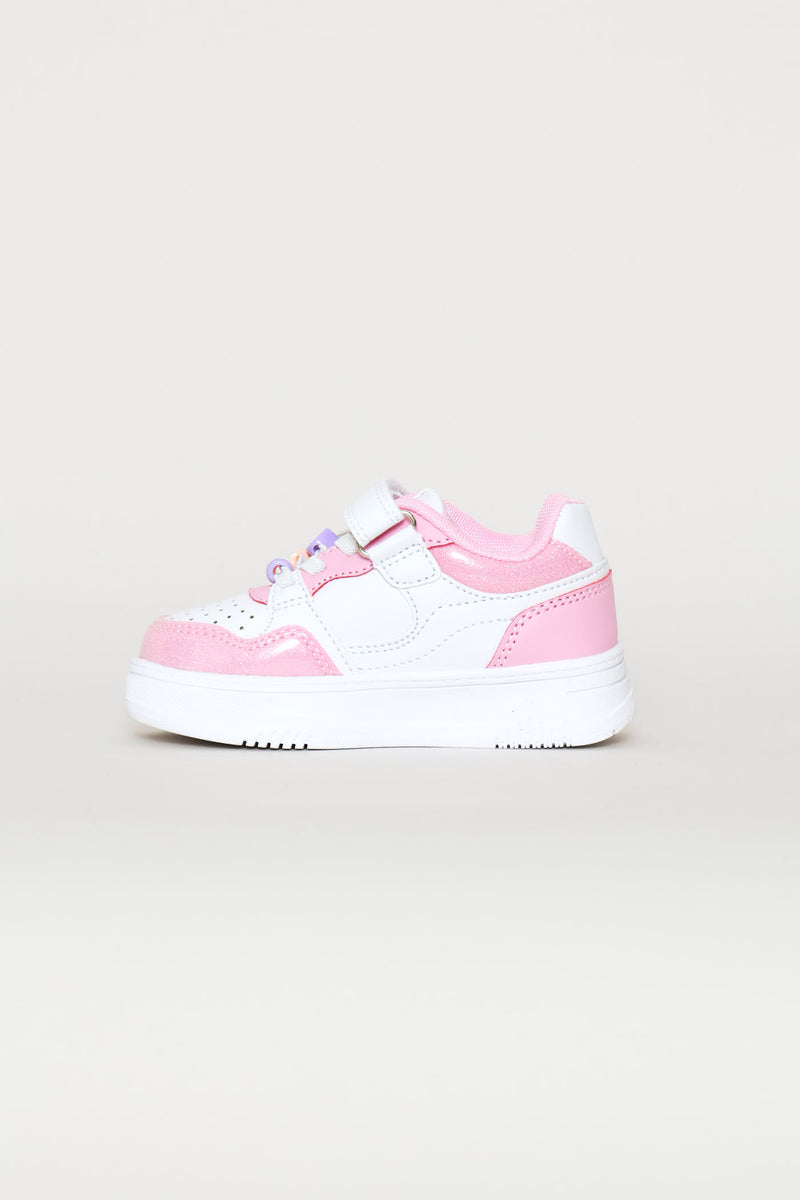 Pre-Girls Banzai Sneaker - White/Pink