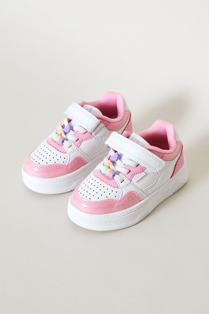 Pre-Girls Banzai Sneaker - White/Pink