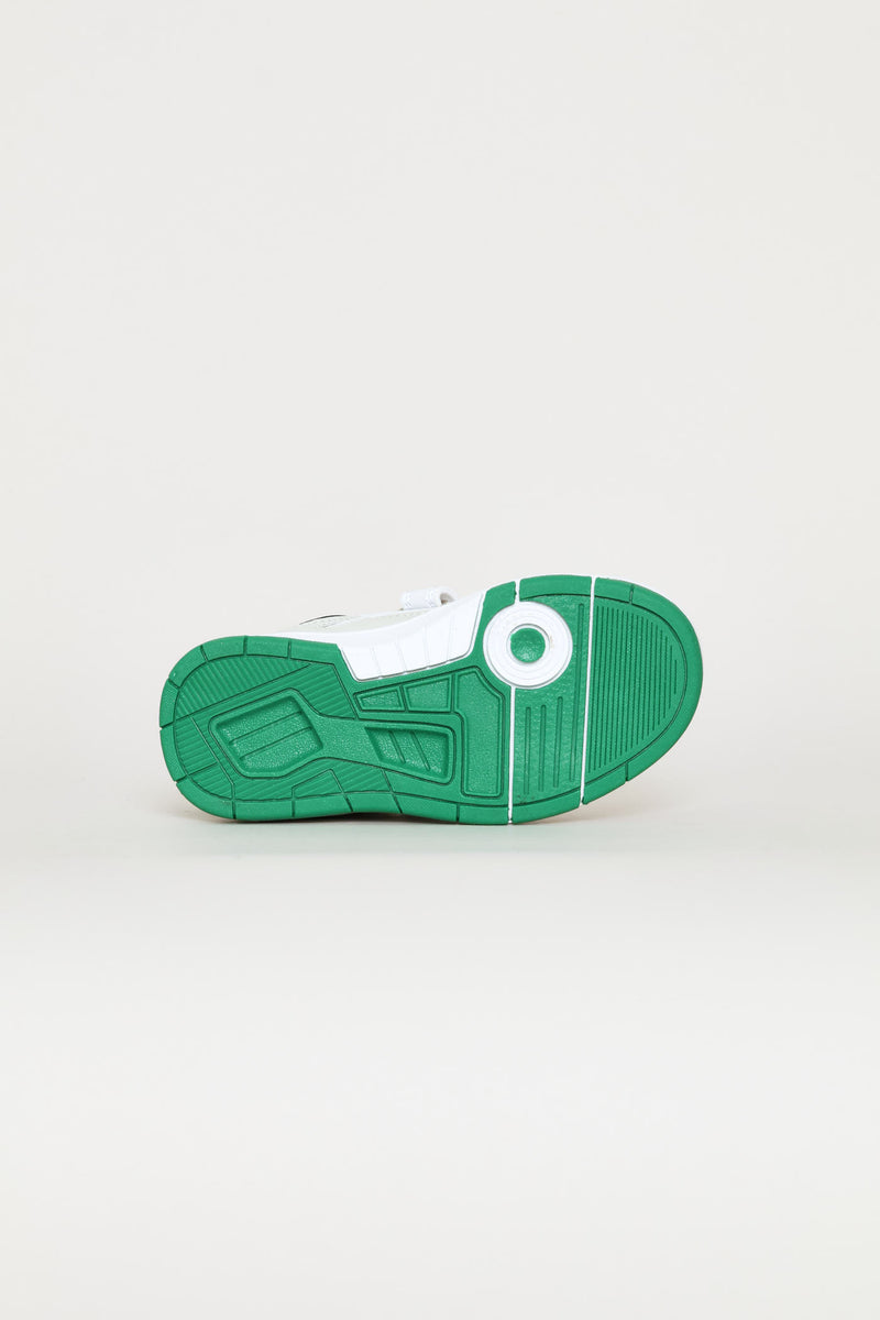 Pre-Boys Stan Sneaker - White/Green