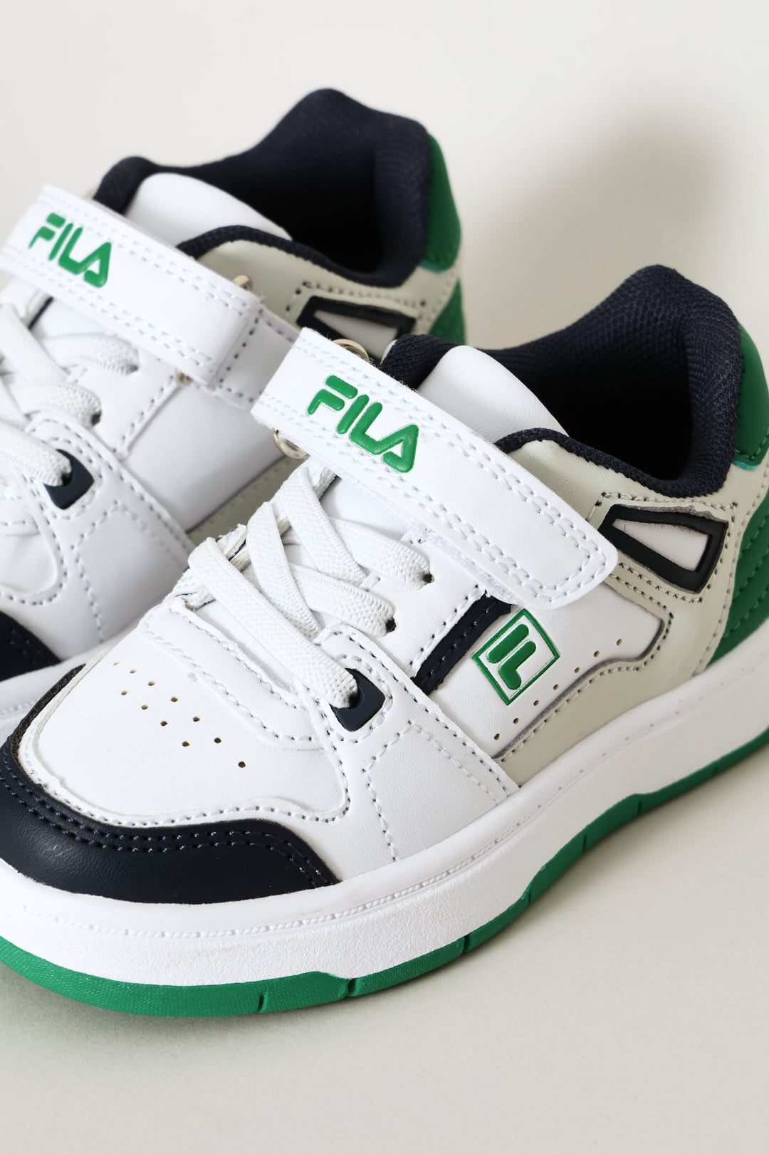 Pre-Boys Stan Sneaker - White/Green