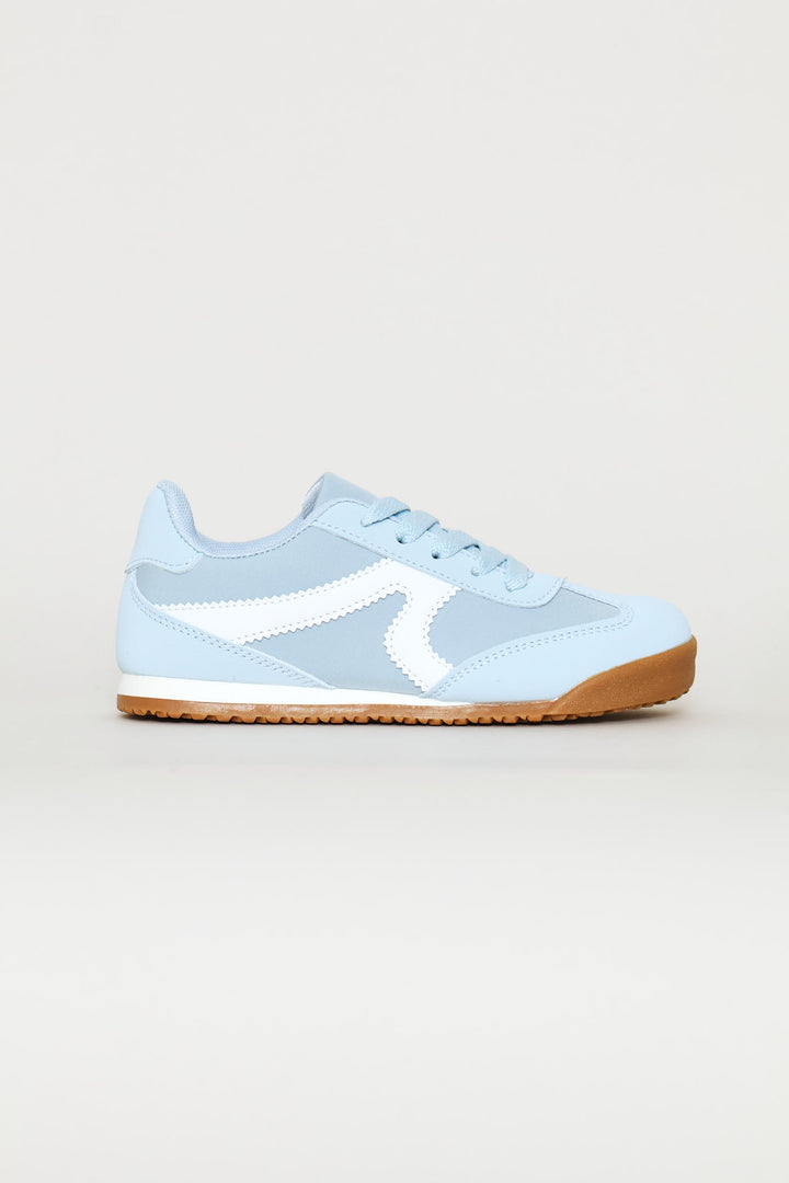 Girls Retro Sneaker - Blue