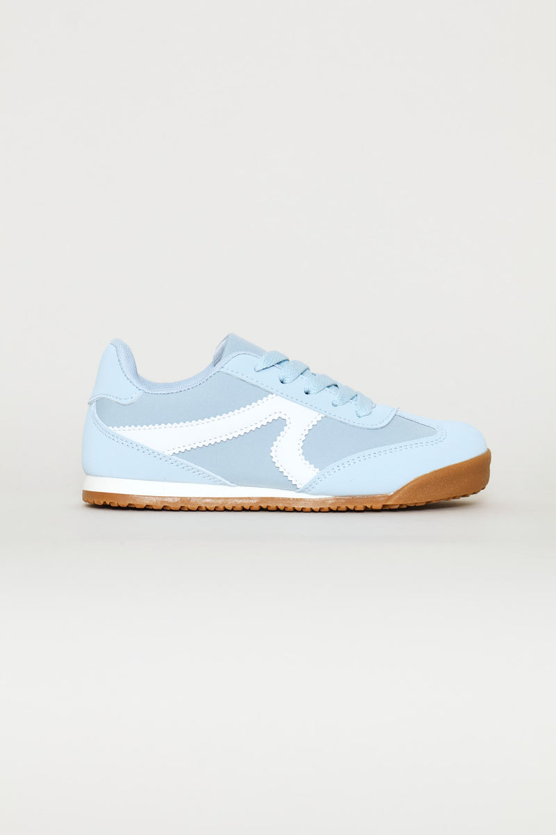 Girls Retro Sneaker - Blue