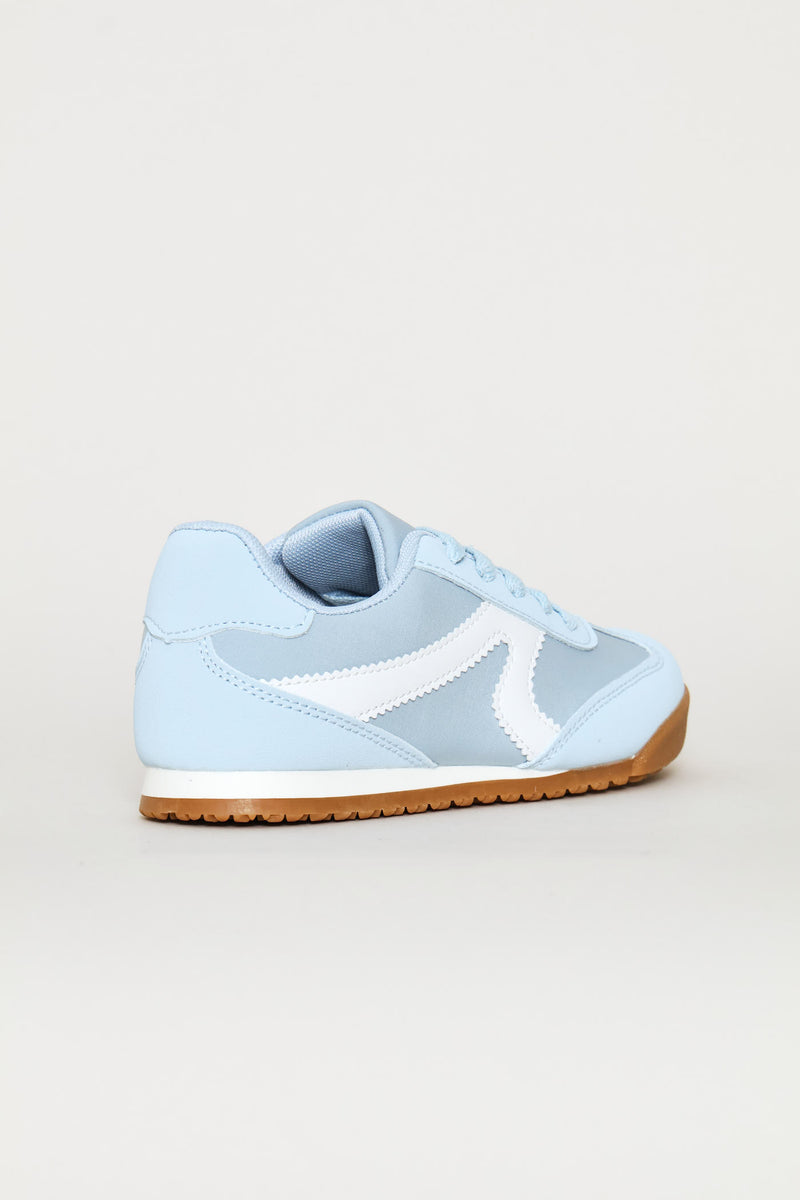 Girls Retro Sneaker - Blue