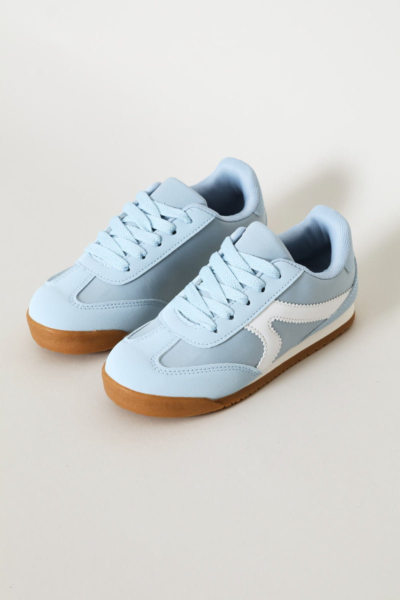 Girls Retro Sneaker - Blue