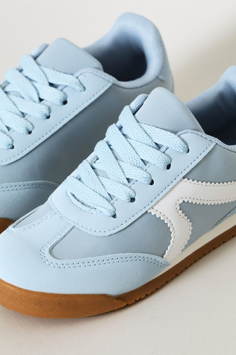 Girls Retro Sneaker - Blue