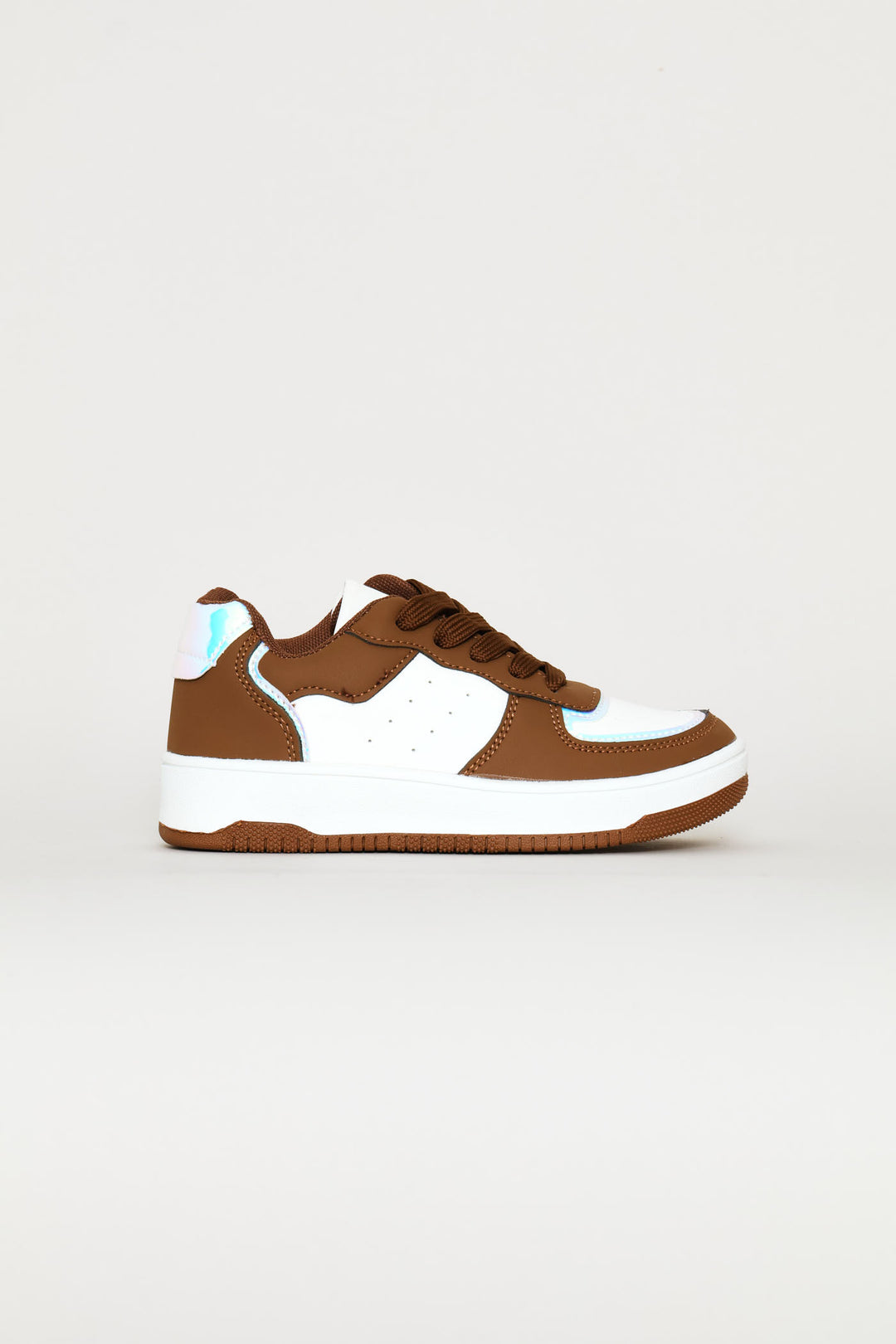 Girls Court Sneaker - Brown