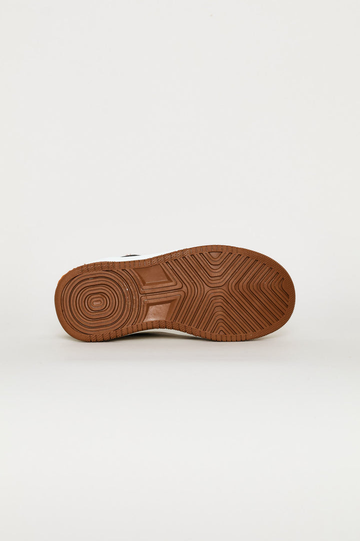 Girls Court Sneaker - Brown
