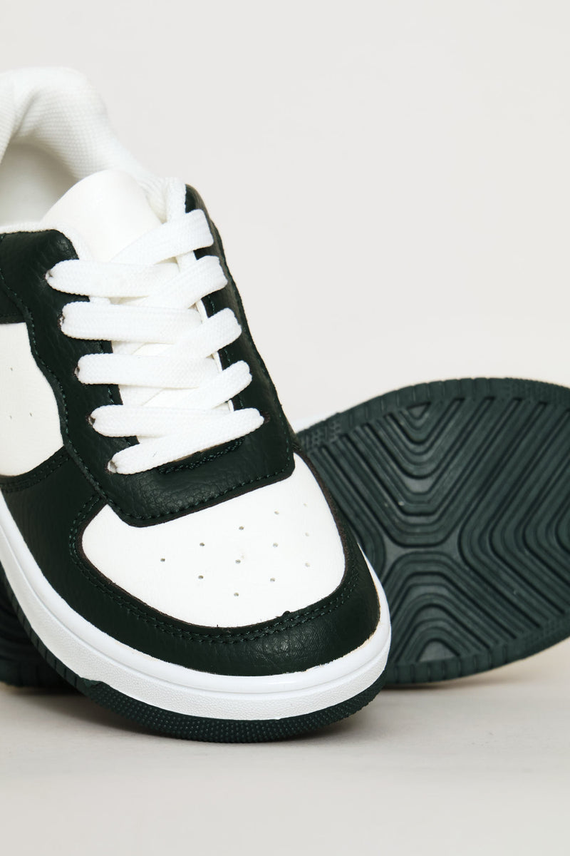 Boys Court Sneaker - Olive