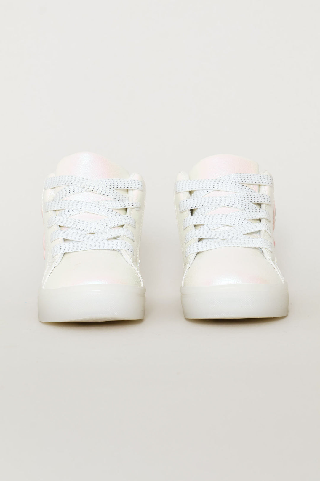 Pre-Girls Unicorn Light Up Hitop Sneaker - White