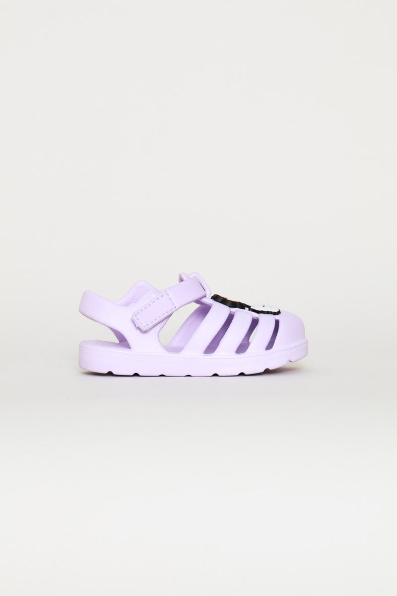 Pre-Girls Marble Caged Clog - Lilac