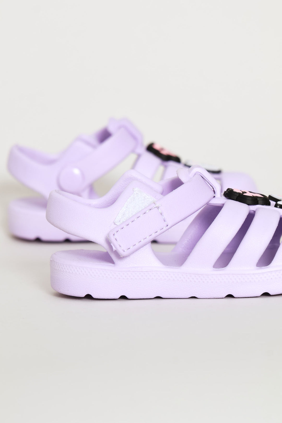 Pre-Girls Marble Caged Clog - Lilac