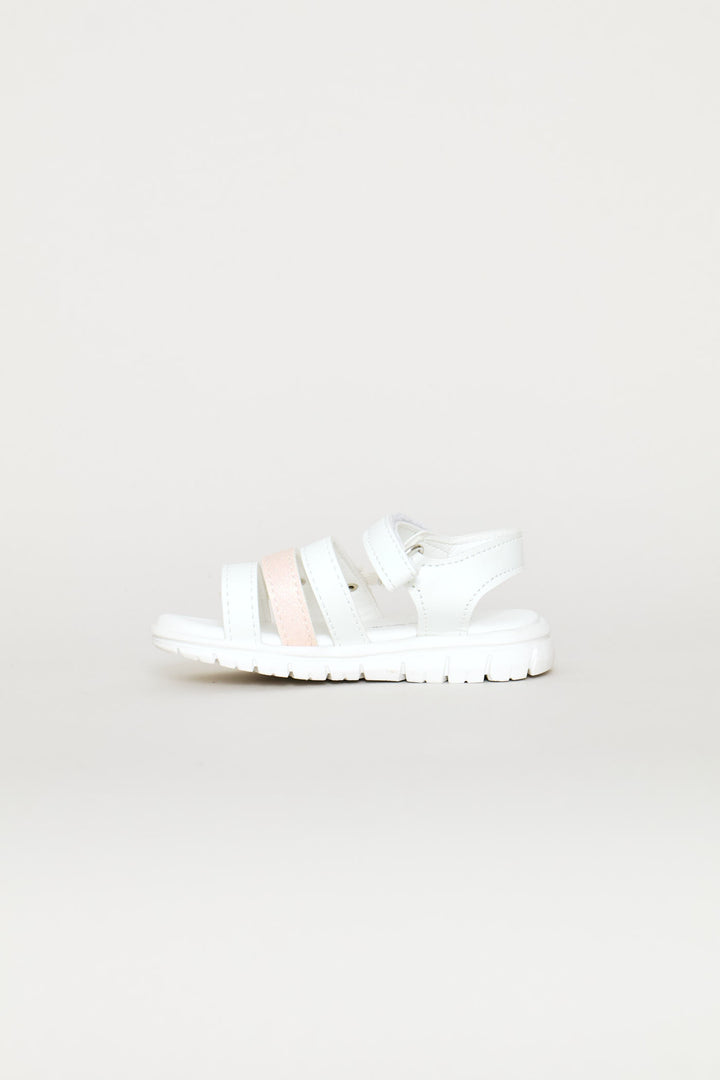 Baby Girls Comfort Sandal - White/Pink