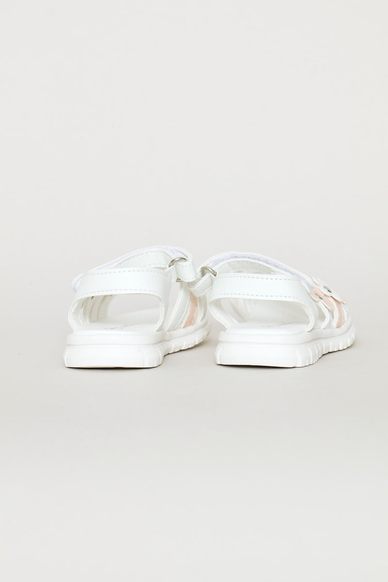 Baby Girls Comfort Sandal - White/Pink