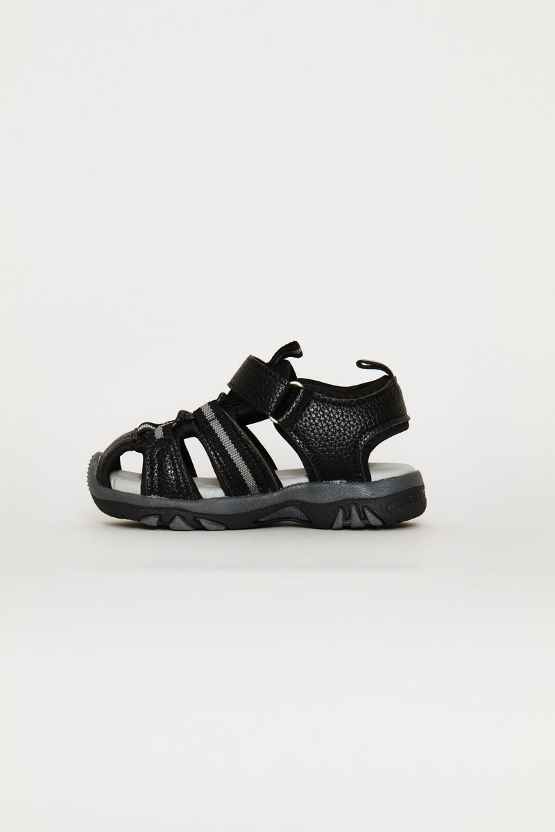 Pre-Boys Closed Toe Adventure Sandal - Black/Grey