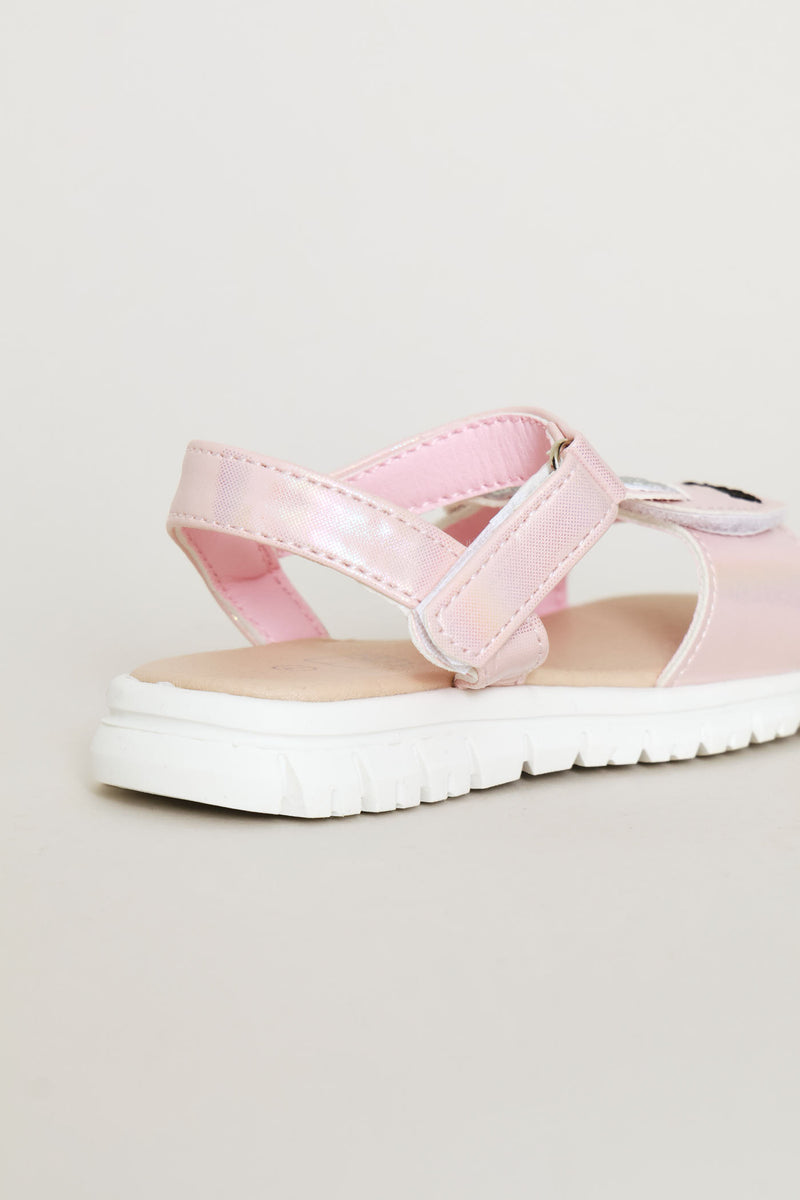 Pre-Girls Unicorn Comfort Sandal - Pink