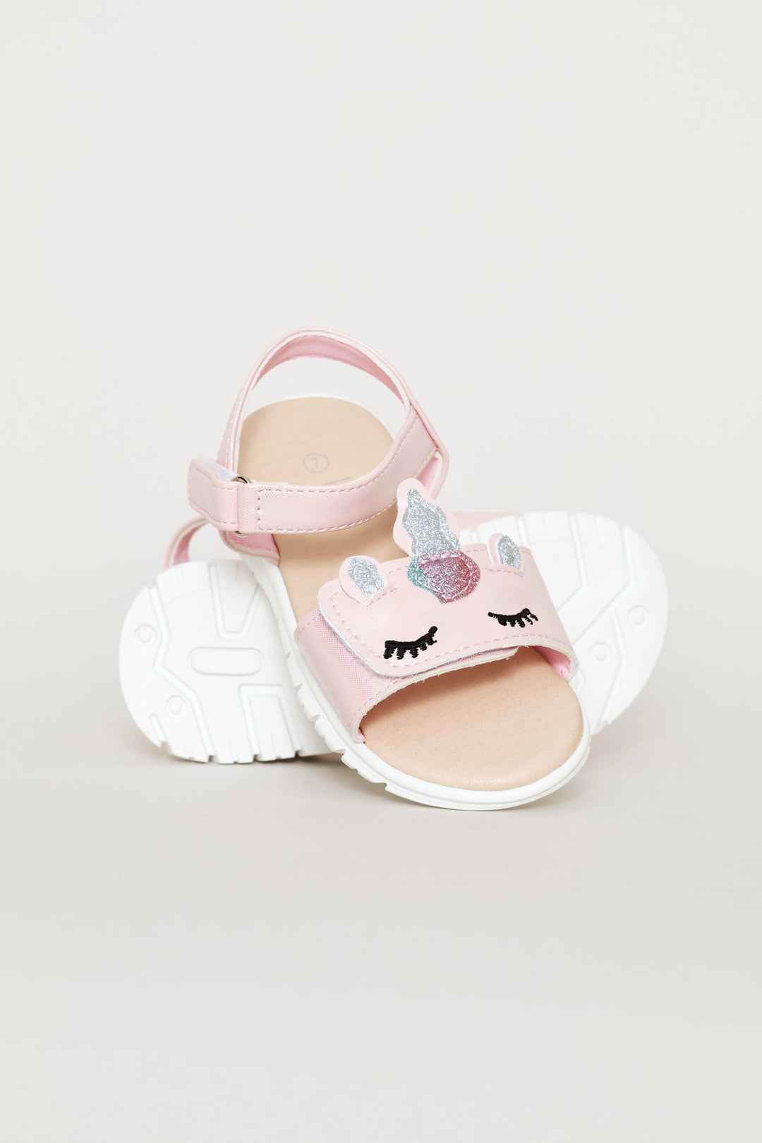 Pre-Girls Unicorn Comfort Sandal - Pink