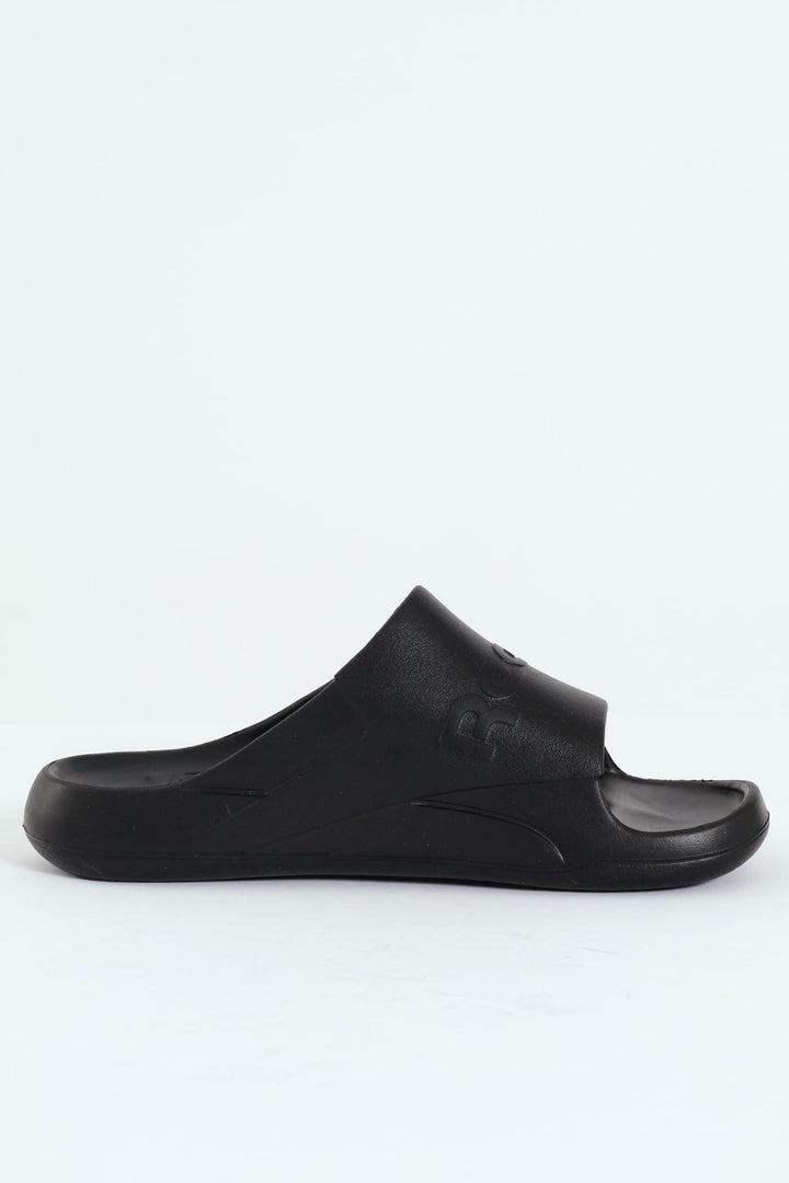 Blown Eva Molded Slip In Mule Sandal - Black