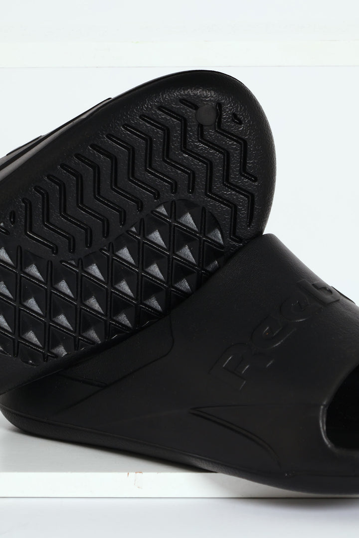 Blown Eva Molded Slip In Mule Sandal - Black