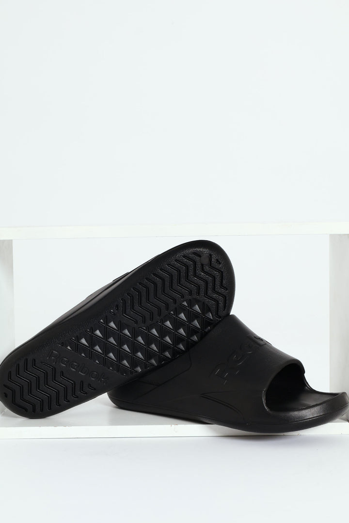 Blown Eva Molded Slip In Mule Sandal - Black