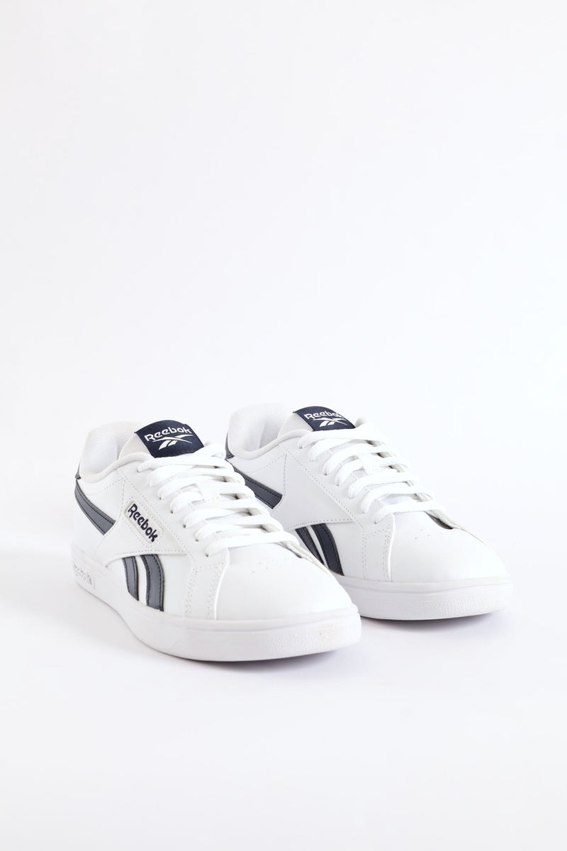 Retro Court Lace Up Sneaker - White/Navy