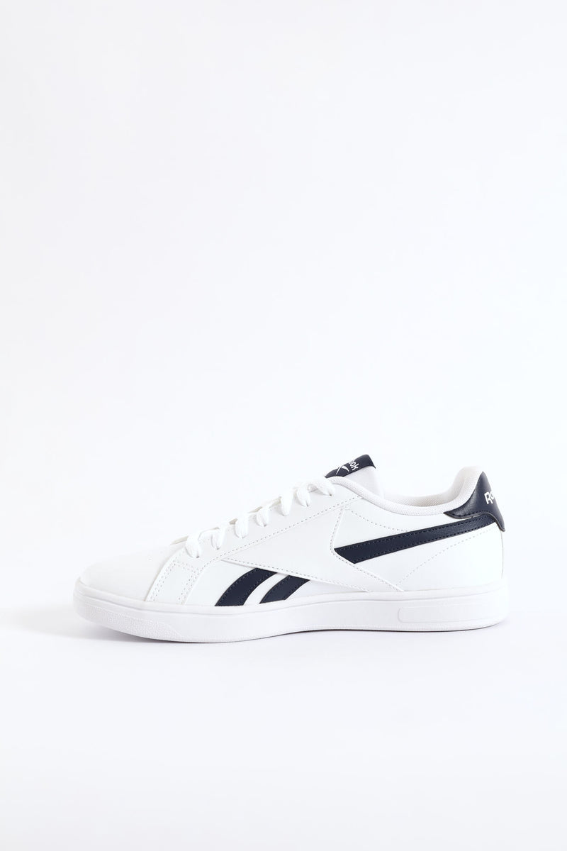 Retro Court Lace Up Sneaker - White/Navy