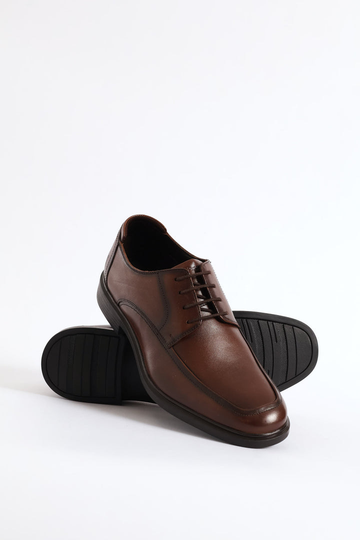 Thorpe Basic Lace Up Formal Shoe - Brown
