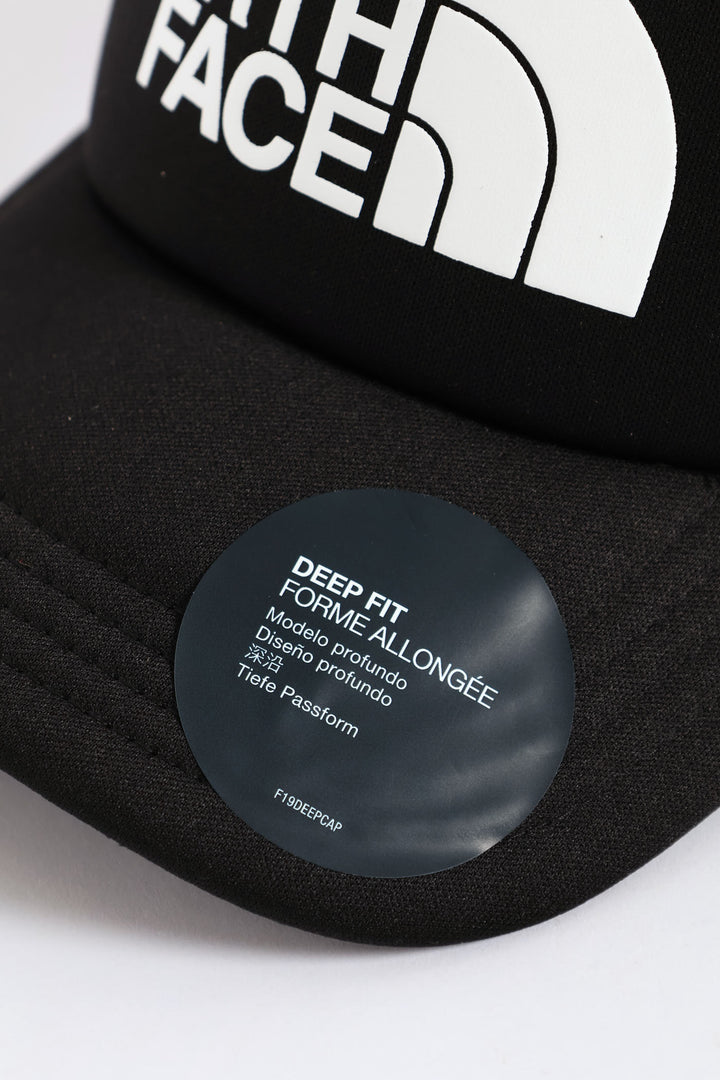 Logo Trucker Hat - Black