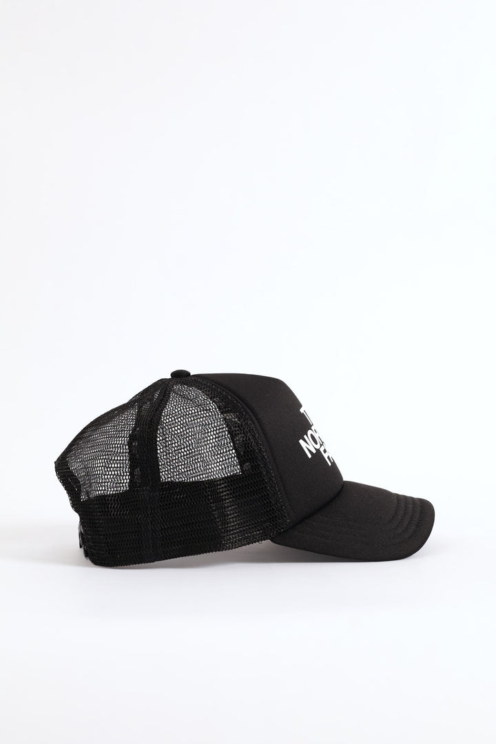 Logo Trucker Hat - Black