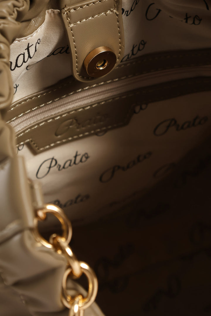 Chain Strap Shoulder Bag - Olive