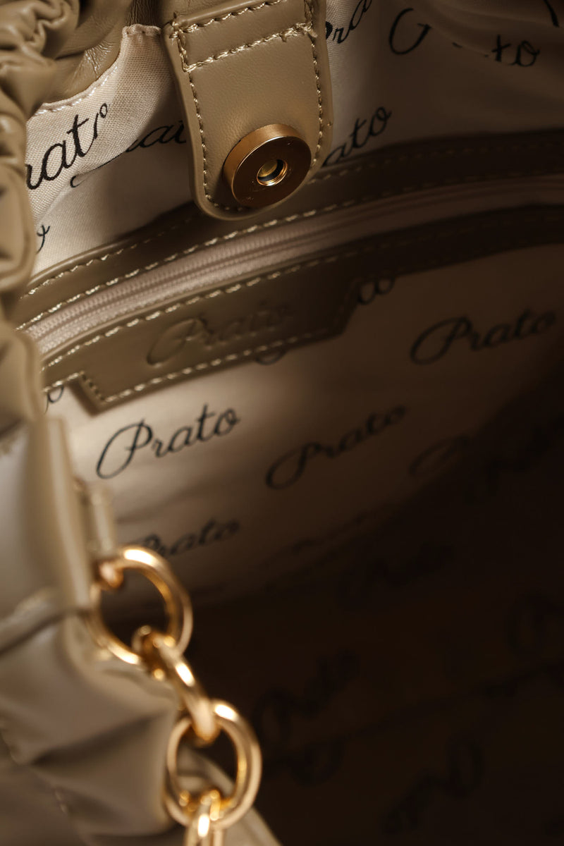 Chain Strap Shoulder Bag - Olive