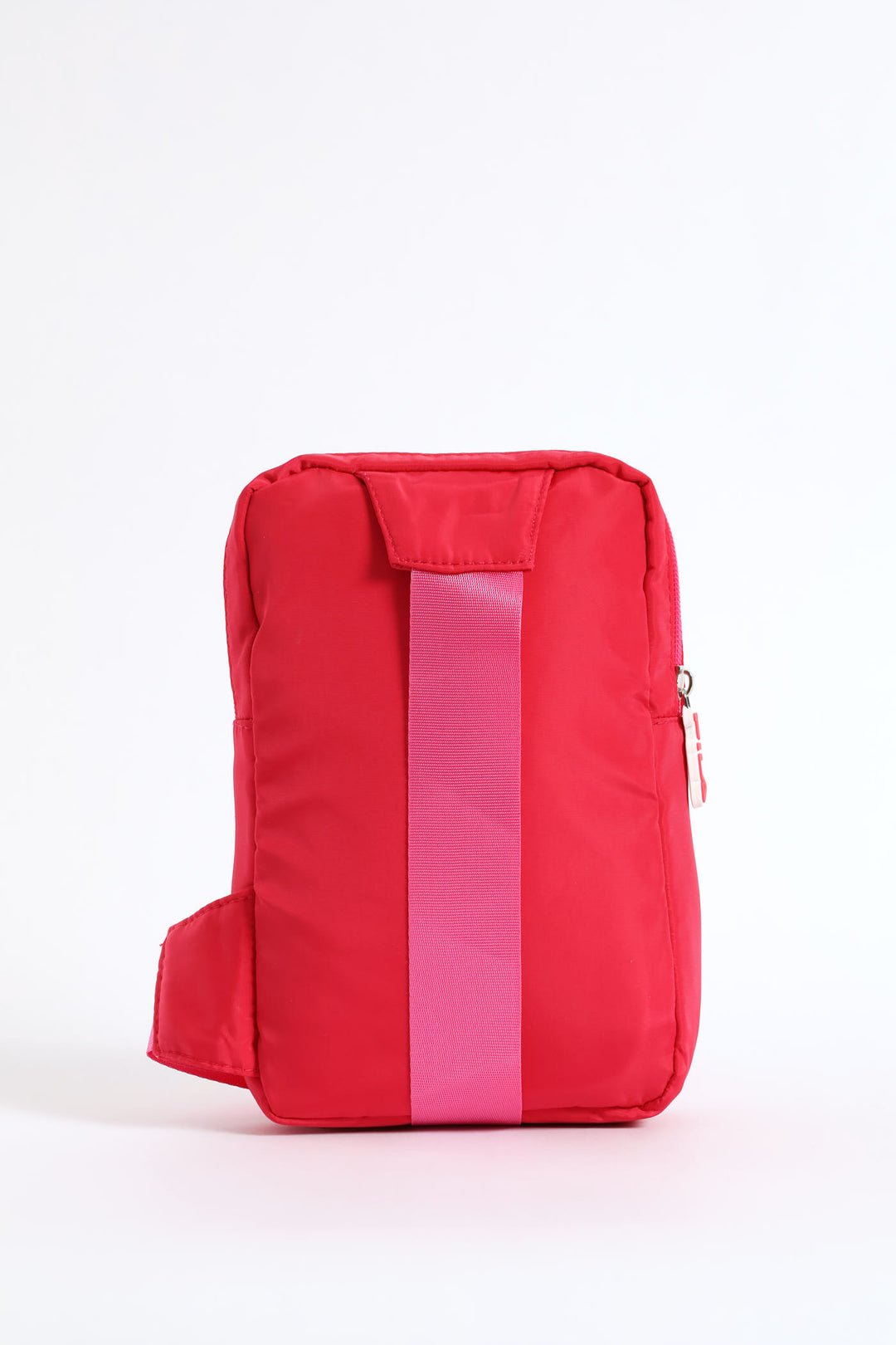 Girls Charlie Side Sling Bag - Pink/White