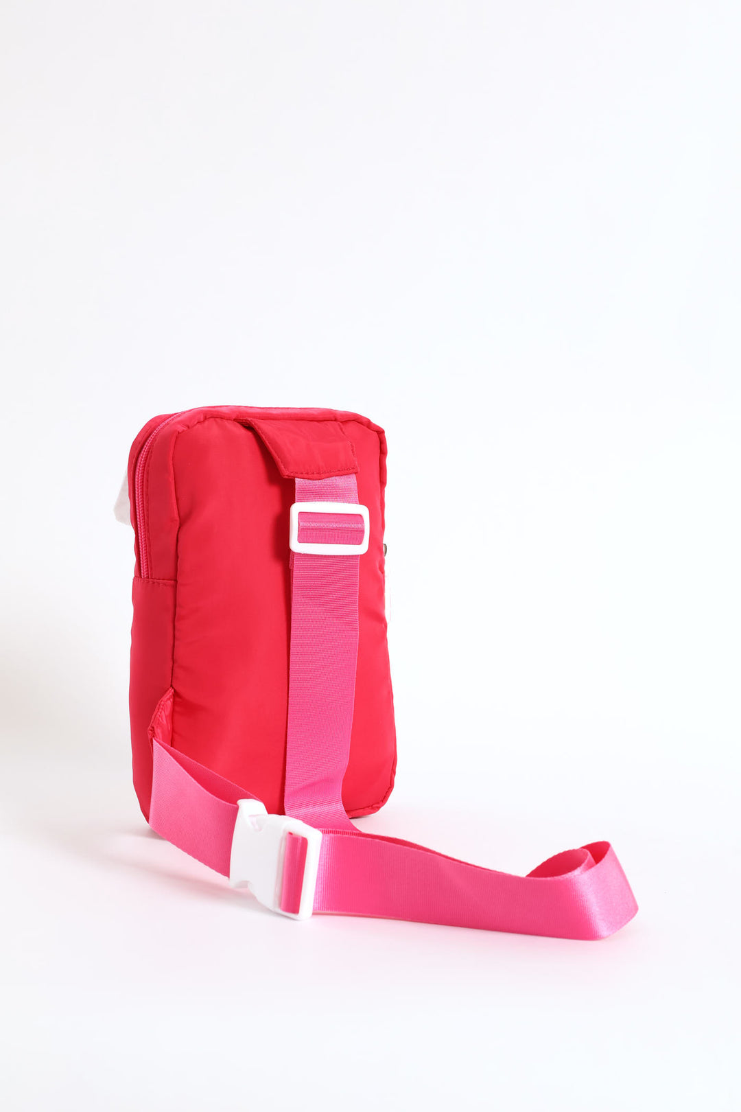 Girls Charlie Side Sling Bag - Pink/White