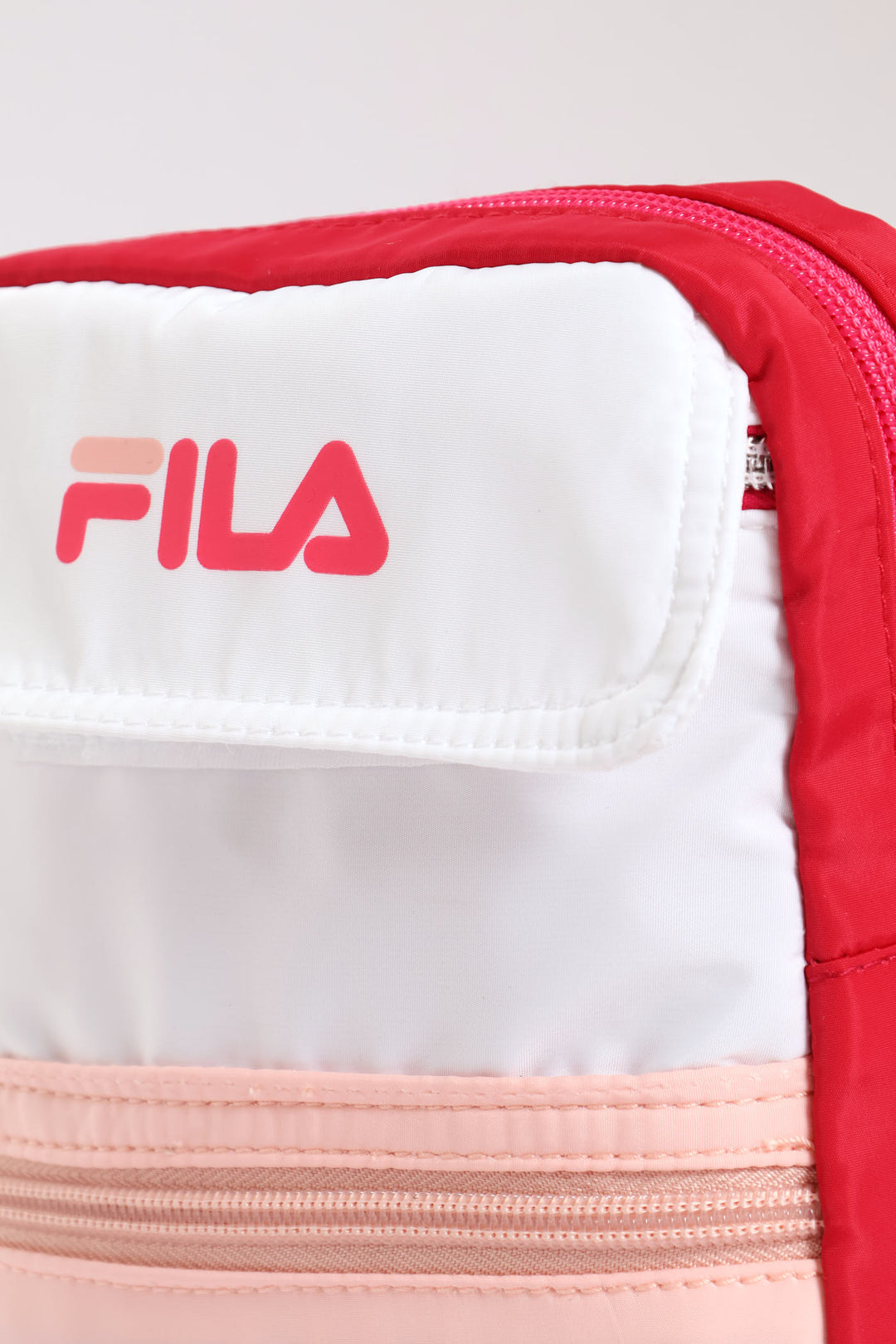 Girls Charlie Side Sling Bag - Pink/White