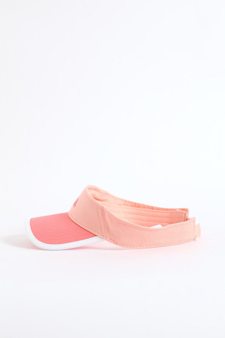 Girls Beverly Visor Hat - Pink