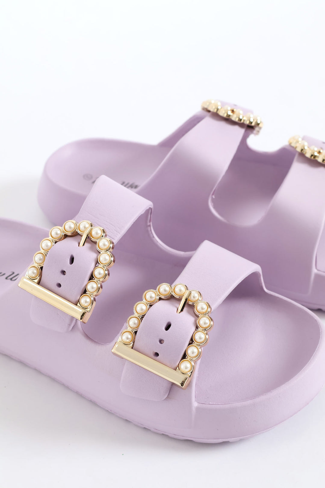 Girls Gem Moulded Health Sandal - Lilac