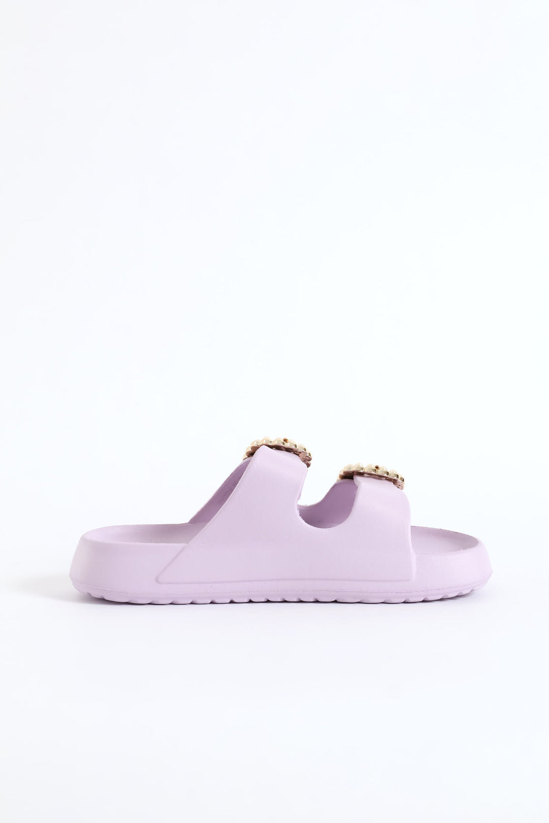 Girls Gem Moulded Health Sandal - Lilac
