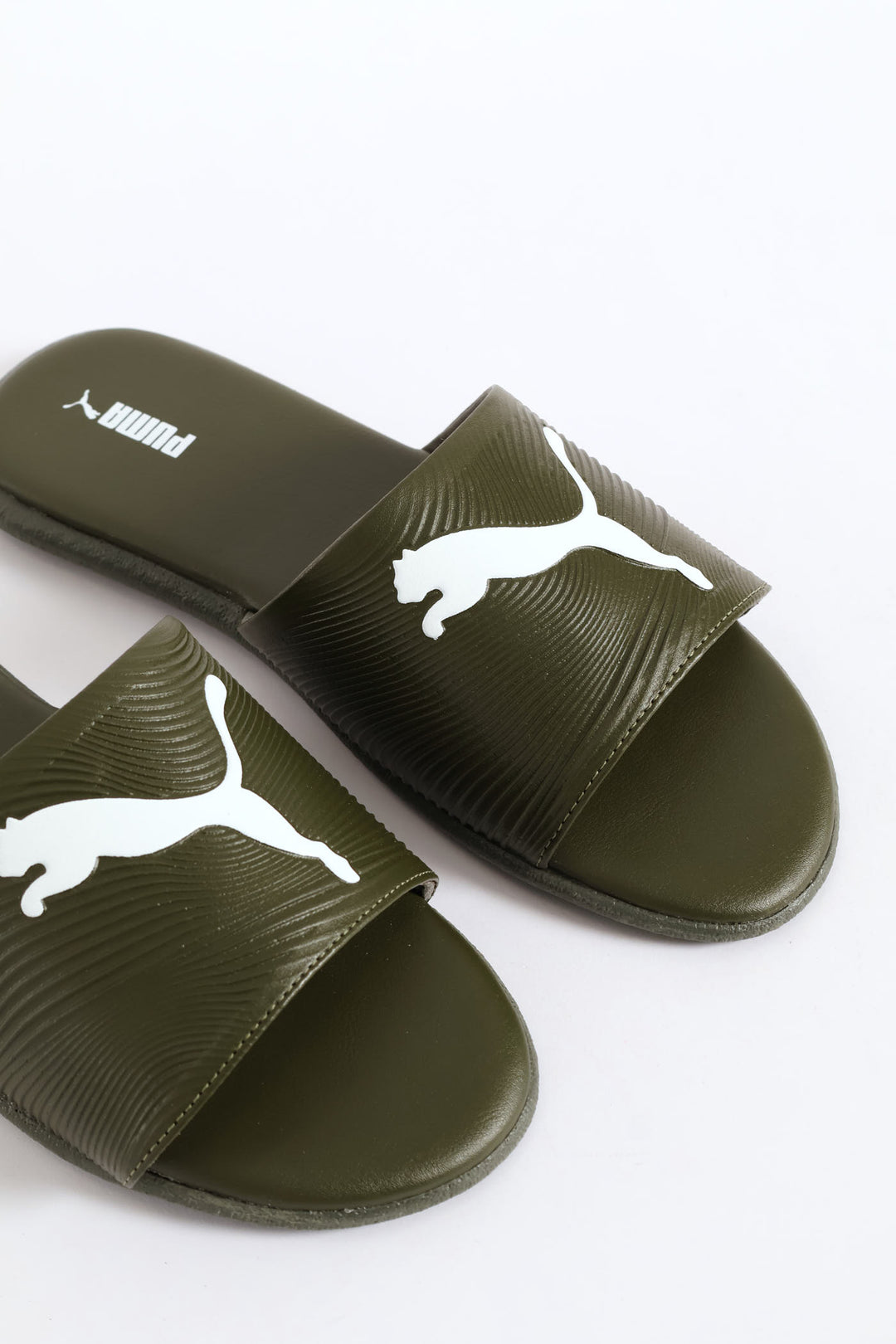 Sporty Embossed Zadp 2.0 Slide Sandal - Olive