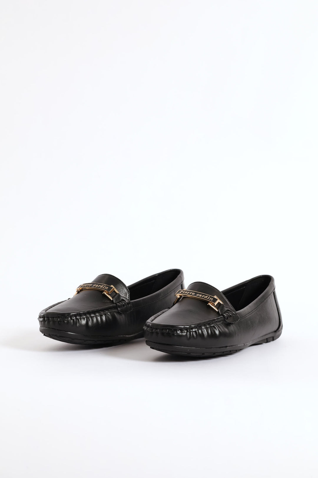 Logo Buckle Fashion Loafer - Black