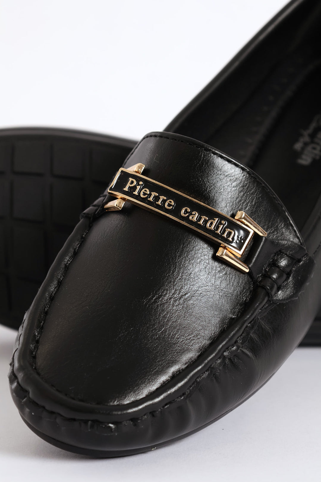 Logo Buckle Fashion Loafer - Black