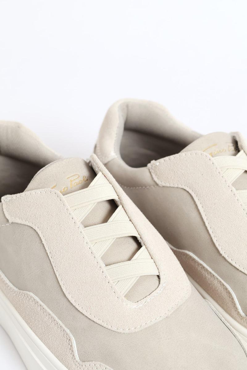 Jackson Elastic Lace Sneaker - Stone