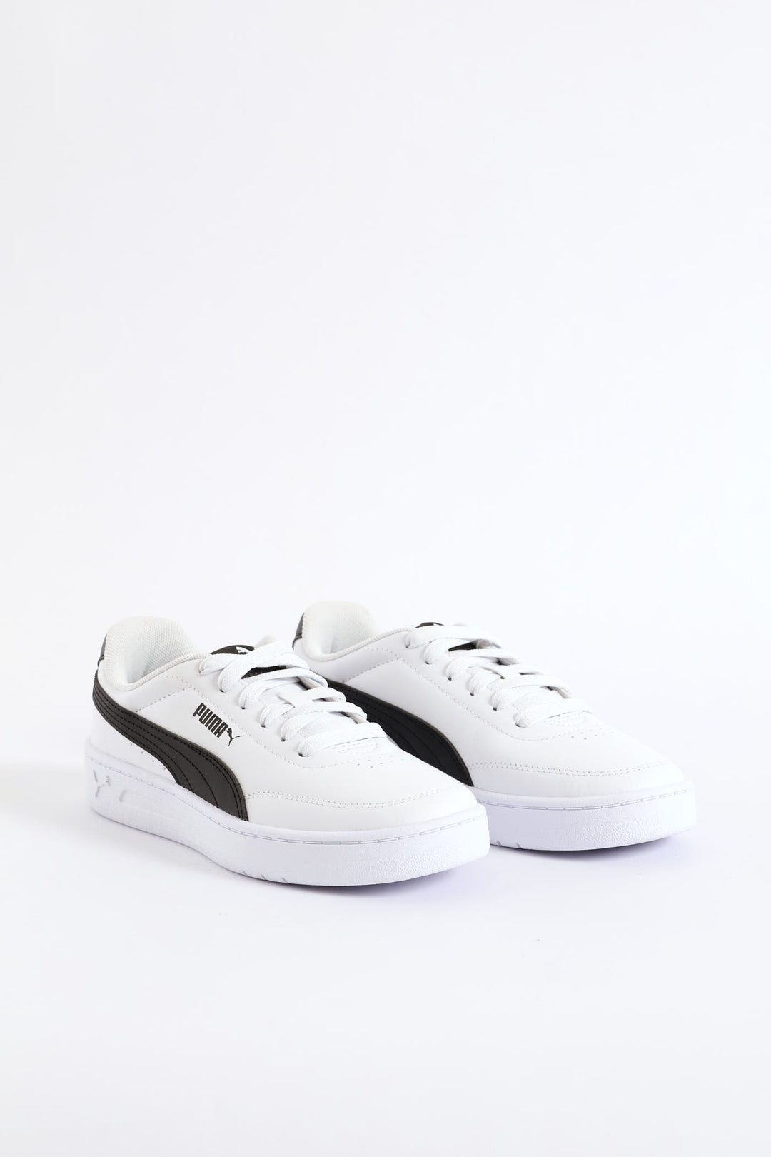 Boys Court Classic Clean Sneaker - White/Black