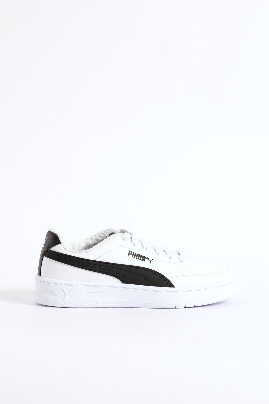 Boys Court Classic Clean Sneaker - White/Black