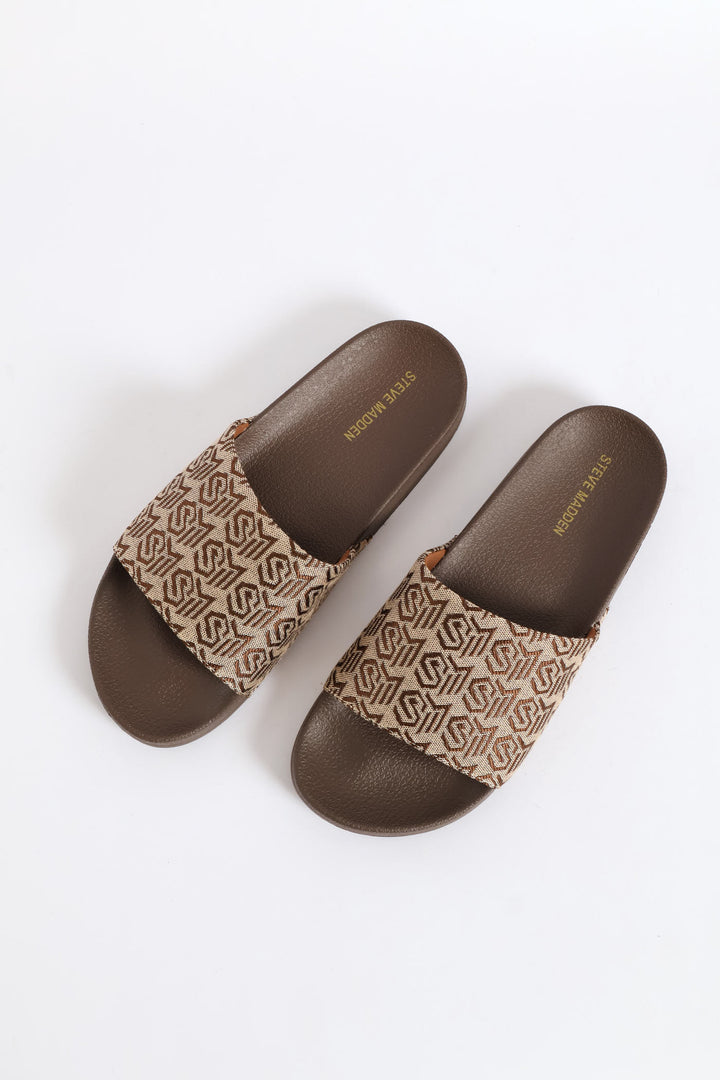 Speedup Logo Print Slide - Brown