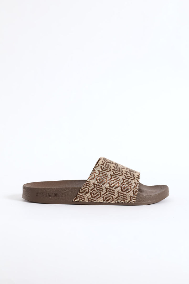 Speedup Logo Print Slide - Brown